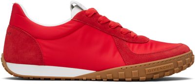Givenchy Givenchy Red Glide Runner Sneakers