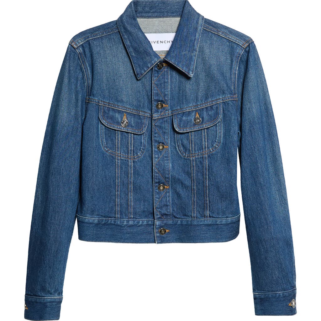 Givenchy Givenchy Regular Fit Cotton Denim Jacket
