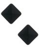 Givenchy Givenchy Sculpted Asymmetric Leather Earrings - 1