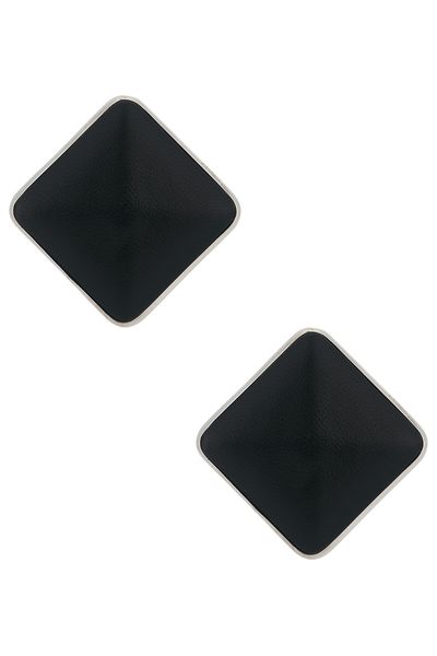 Givenchy Givenchy Sculpted Asymmetric Leather Earrings