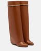 Givenchy Givenchy Shark 95 leather knee-high boots - 1