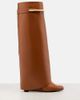 Givenchy Givenchy Shark 95 leather knee-high boots - 4