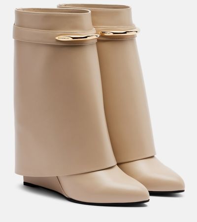 Givenchy Givenchy Shark leather mid-calf boots
