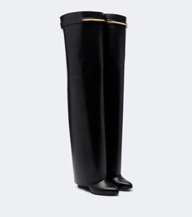 Givenchy Givenchy Shark Pinch leather over-the-knee boots