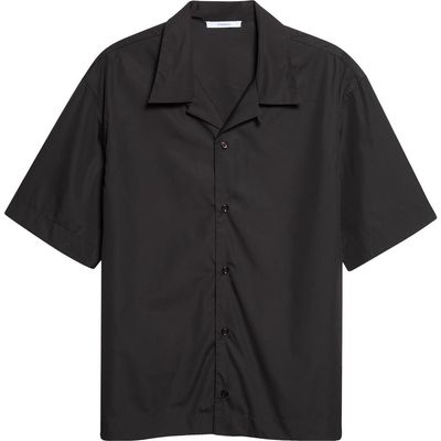 Givenchy Givenchy Short Sleeve Cotton Poplin Graphic Bowling Shirt