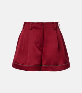 Givenchy Givenchy Silk satin shorts