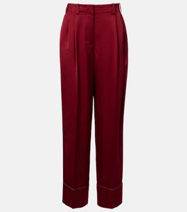 Givenchy Givenchy Silk satin wide-leg pants