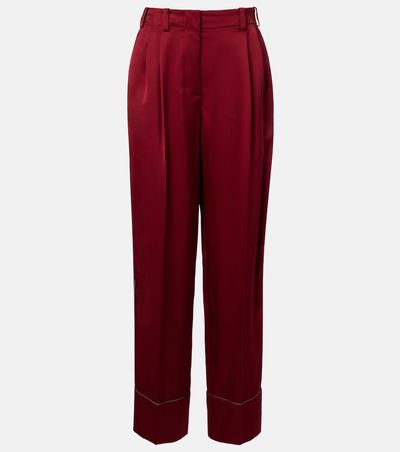 Givenchy Givenchy Silk satin wide-leg pants