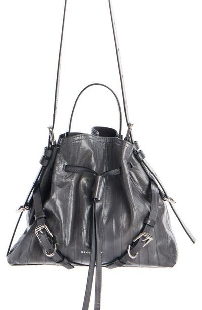Givenchy Givenchy Small Voyou Eel Skin Bucket Bag