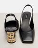 Givenchy Givenchy Tape 65 leather slingback pumps - 2