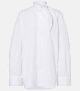 Givenchy Givenchy Tie-neck cotton shirt