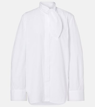 Givenchy Givenchy Tie-neck cotton shirt