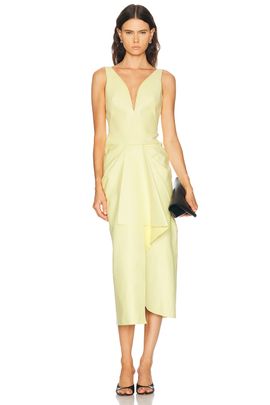 Givenchy Givenchy V-Neck Leather Dress