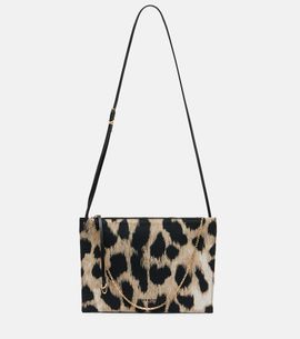 Givenchy Givenchy Voyou leopard-print canvas pouch