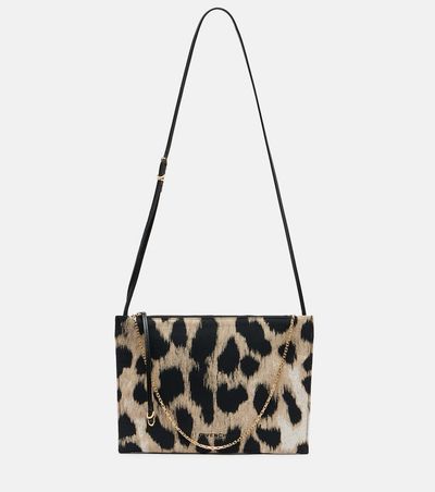 Givenchy Givenchy Voyou leopard-print canvas pouch