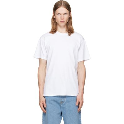 Givenchy Givenchy White 'Givenchy Paris' Grosgrain T-shirt
