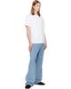 Givenchy Givenchy White 'Givenchy Paris' Grosgrain T-shirt - 4
