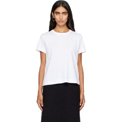 Givenchy Givenchy White Logo Crewneck T-shirt
