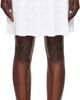 Givenchy Givenchy White Pleated Monogram 72 Jacquard Miniskirt - 1