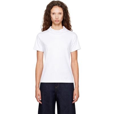 Givenchy Givenchy White Poplin Collar T-shirt