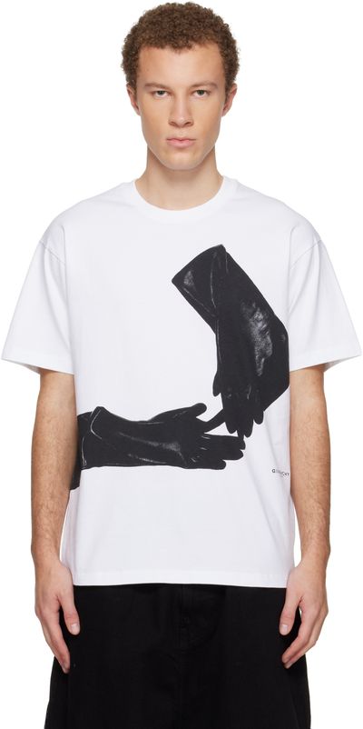 Givenchy Givenchy White Surrealism Print T-shirt