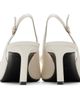 Givenchy Givenchy White Twisted Ribbon Slingback Heels - 2