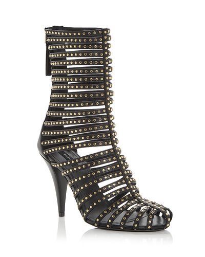 Givenchy Givenchy Women's Cage Embellished Ankle Booties