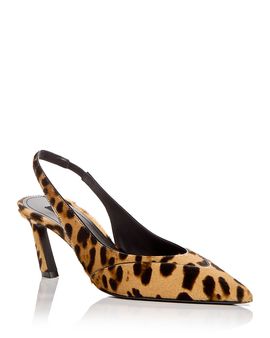 Givenchy Givenchy Women's Spiky Calf Hair Slingback Pumps