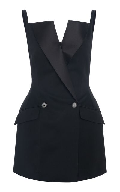 tuxedo dresses formal Alloy Apparel Tall Adrianna Tuxedo Dress for Women in Black Size XS