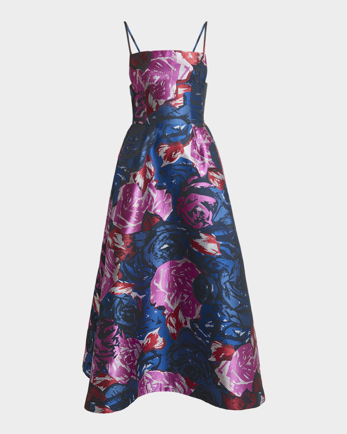 Givenchy Large Floral Sliced Volume Dress