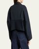 Givenchy Leather-Collar A-Line Cocoon Coat - 3