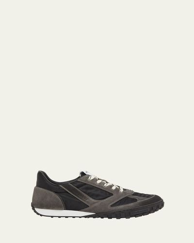 Givenchy Men's New Glide Suede & Nylon Low-Top Sneakers