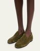 Givenchy Men's Suede Elasticized Loafers - 2