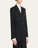 Givenchy Men's Wool Gabardine Double-Breasted Jacket - 4