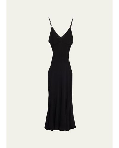 Givenchy Openwork Knit Midi Dress