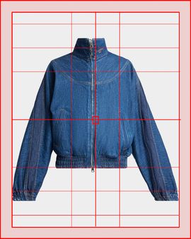 Givenchy Paneled Denim Bomber Jacket