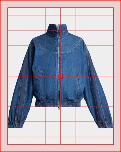 Givenchy Paneled Denim Bomber Jacket