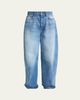 Givenchy Relaxed Cocoon Light-Wash Jeans - 1