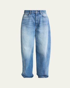 Givenchy Relaxed Cocoon Light-Wash Jeans