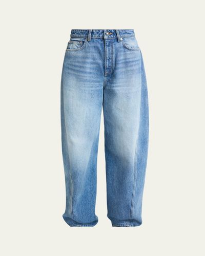 Givenchy Relaxed Cocoon Light-Wash Jeans