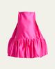 Givenchy Ruffle Silk Sleeveless Mini Dress - 1