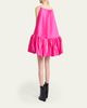 Givenchy Ruffle Silk Sleeveless Mini Dress - 3