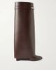 GIVENCHY Shark leather knee boots - 1