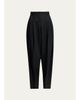 Givenchy Silk Pants with Inverted Pleats - 1