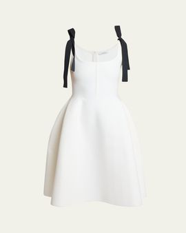 Givenchy Sleeveless Bow-Embellished Midi Dress