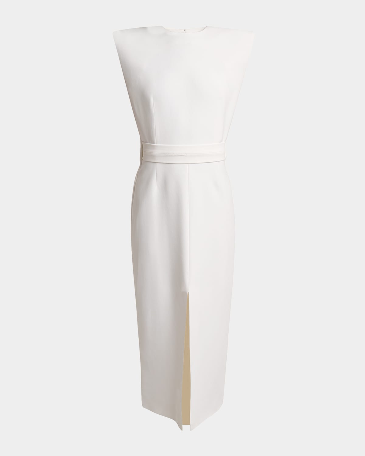Givenchy Sleeveless Crepe Midi Cape Dress
