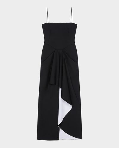 Givenchy Sliced Wrapped Maxi Dress