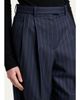 Givenchy Striped Pleated Wool-Cashmere Pants - 5