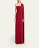 Givenchy Twisted One-Shoulder Cape Gown - 2