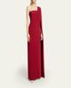 Givenchy Twisted One-Shoulder Cape Gown - 4